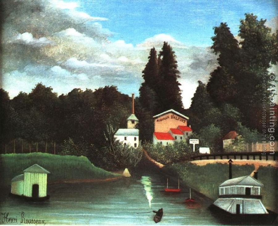 Henri Rousseau : The Mill at Alfort